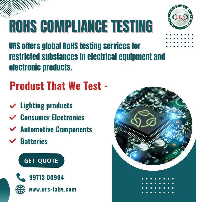 ROHS Compliance Testing Laboratory in India