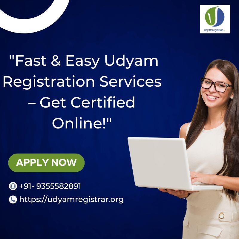  &quot;Fast &amp; Easy Udyam Registration Services – Get Certified Online!&quot;